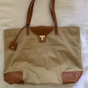 Tory Burch Nylon Tan Tote bag